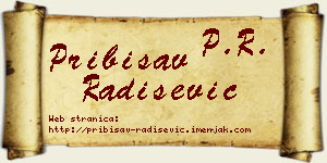 Pribisav Radišević vizit kartica
